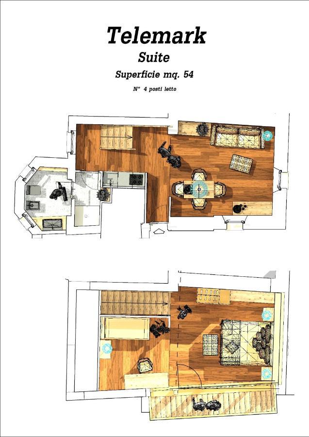 Telemark Mountain Rooms Agordo Exterior foto